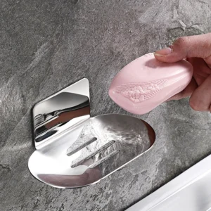 porte-savon mural inox