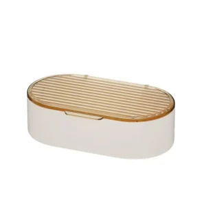 porte-savon en plastique doré