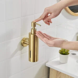 Porte-savon mural liquide