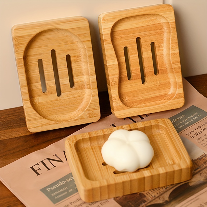 accessoire salle de bain en bois