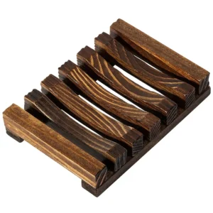 porte savon en bois naturel