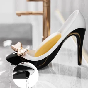porte savon ventouse noir