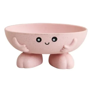 porte-savon enfant rose