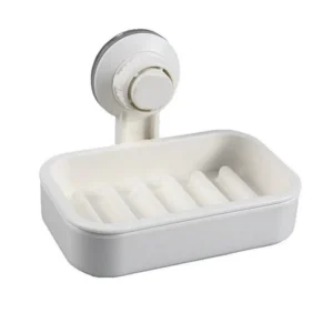 porte savon ventouse blanc