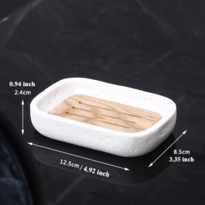 porte-savon en bois naturel