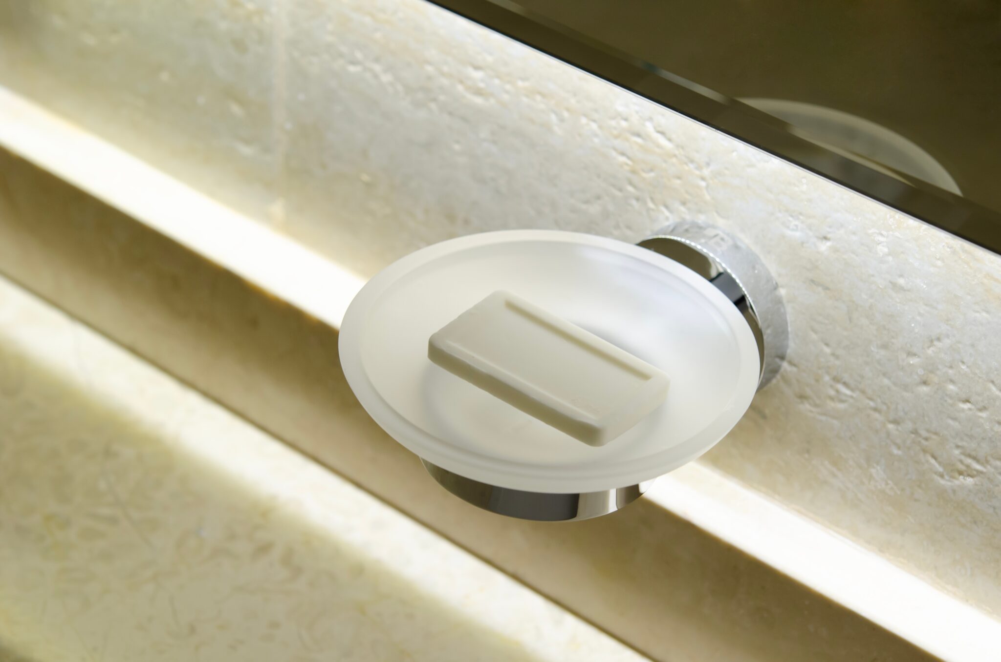 Porte-savon mural douche