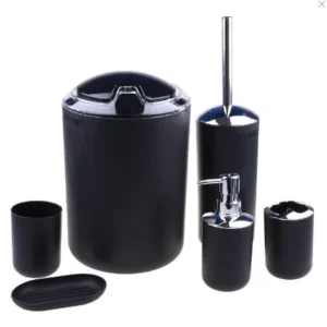 set d'articles de salle de bain moderne