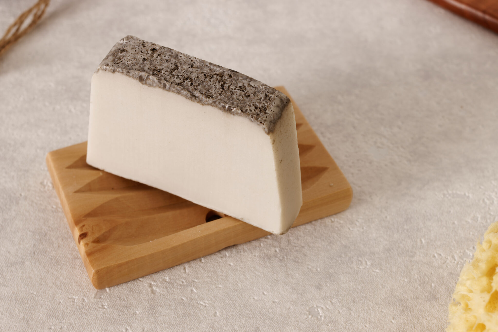 porte savon en bois