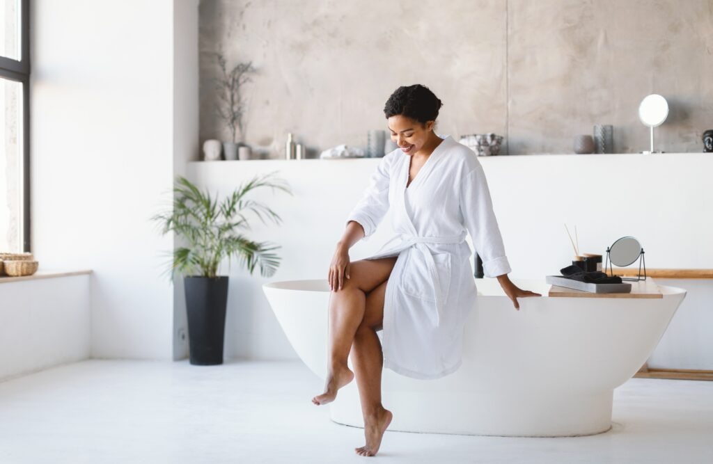 peignoir de bain