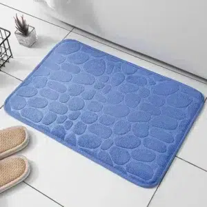 tapis de bain mémoire de forme galet